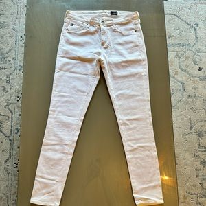 Adriana Goldschmied white skinny jeans. Never worn. Soft